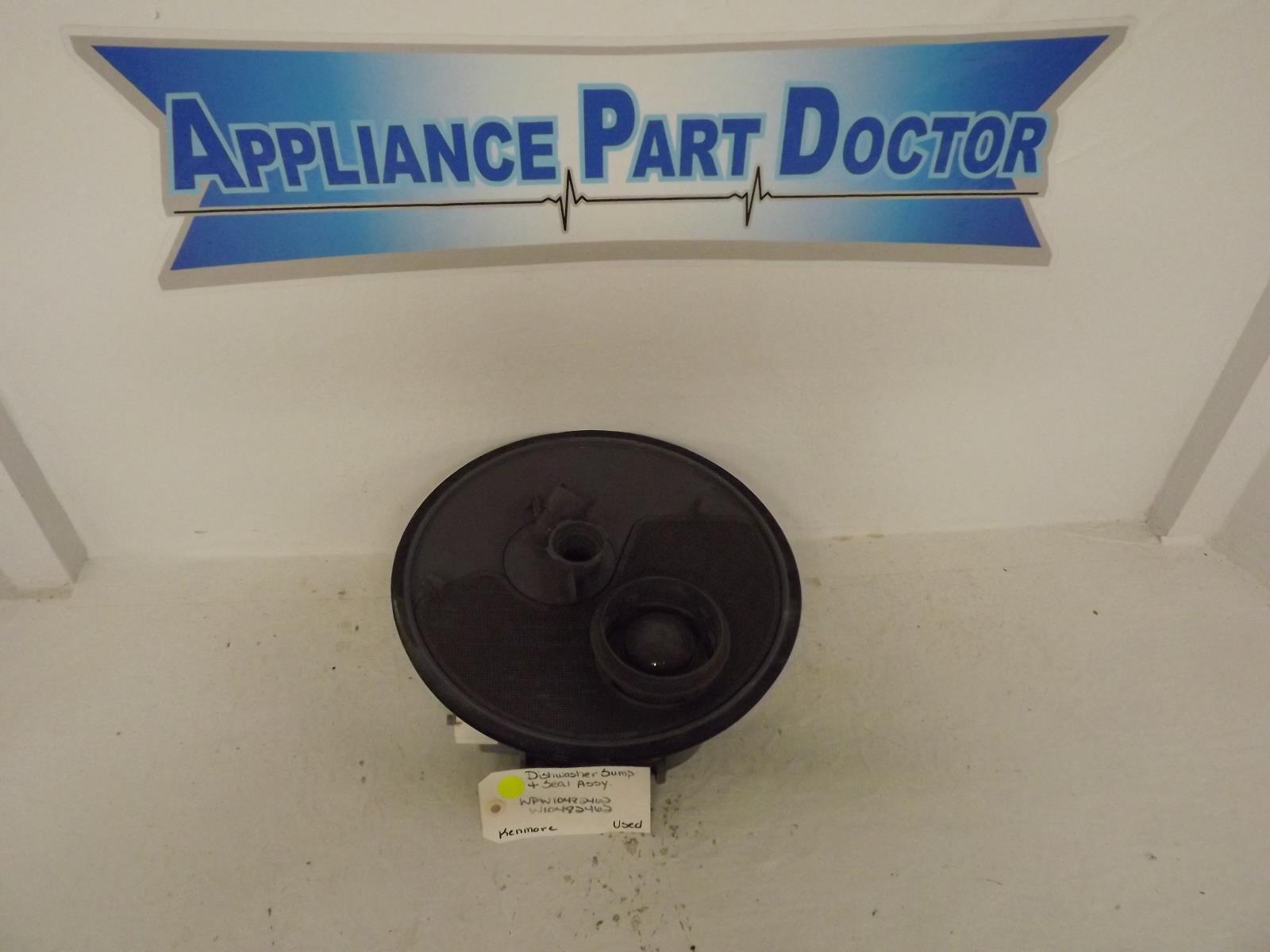 Kenmore Dishwasher WPW1048462 W10482462 Sump & Seal Assembly Used Kenmore Dishwasher WPW1048462 W10482462 Sump & Seal Assembly Used